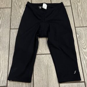 She Beest Padded biking Black knee length shorts/capris small